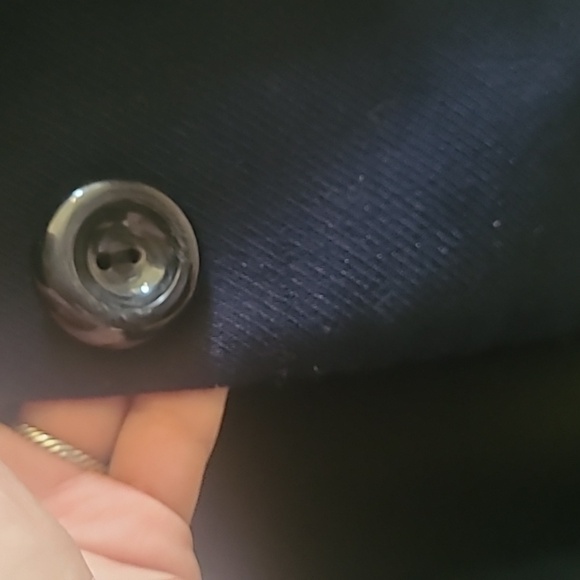 Waverly Grey Nikki Coat, Navy & Grey, Sz M, Made in U.S.A. - Picture 9 of 11